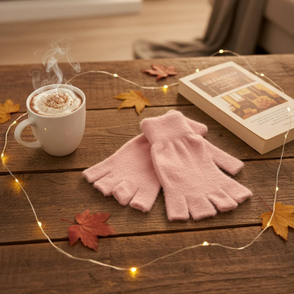 Peluş Kısa Parmak Eldiven