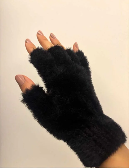 Peluş Kısa Parmak Eldiven