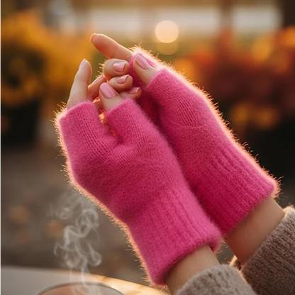 Peluş Kısa Parmak Eldiven