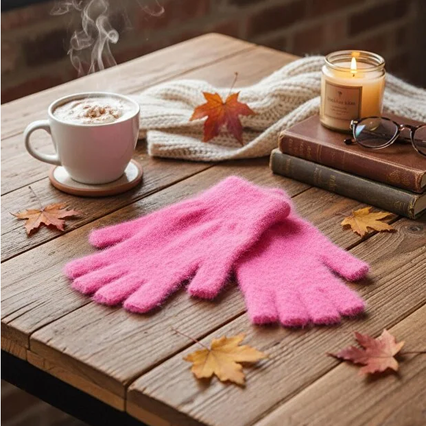 Peluş Kısa Parmak Eldiven