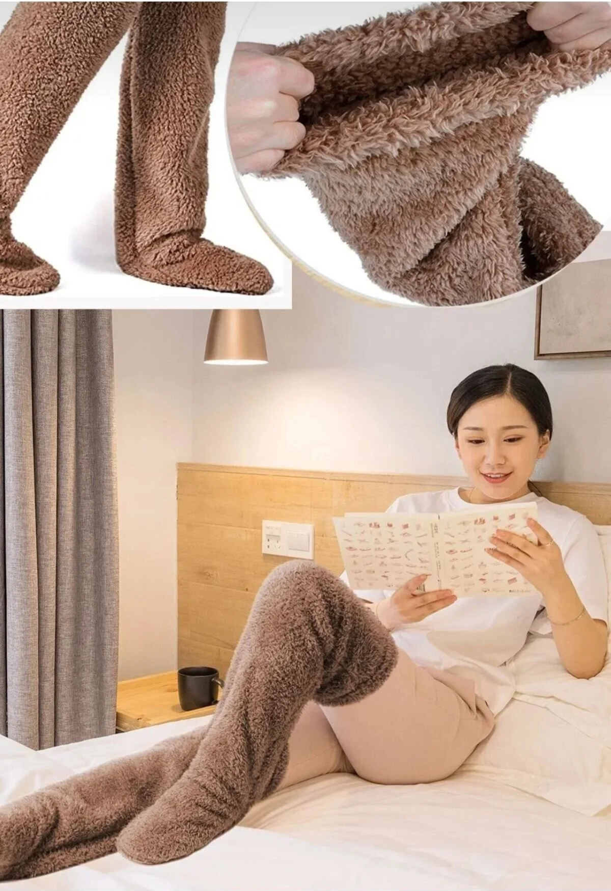 Peluş Uyku Çorabı