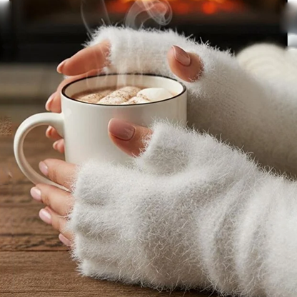 Peluş Kısa Parmak Eldiven