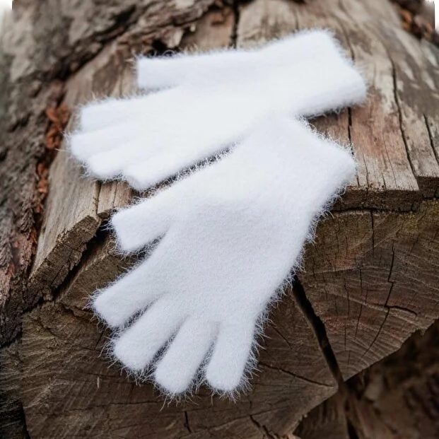 Peluş Kısa Parmak Eldiven