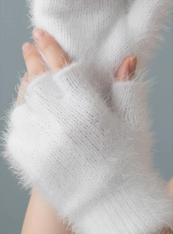 Peluş Kısa Parmak Eldiven