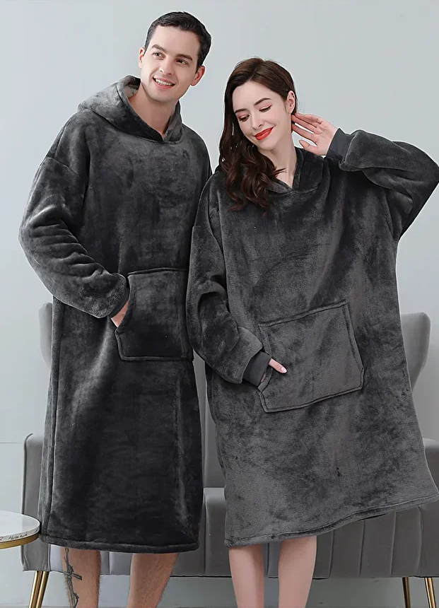 Kapüşonlu Giyilebilir Netflix Battaniyesi