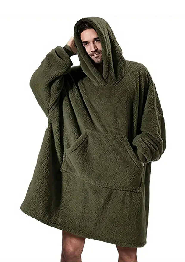 Kapüşonlu Giyilebilir Netflix Battaniyesi