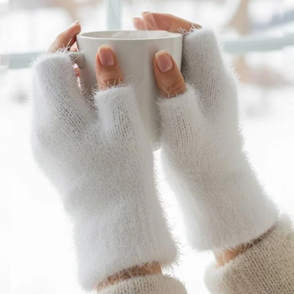 Peluş Kısa Parmak Eldiven